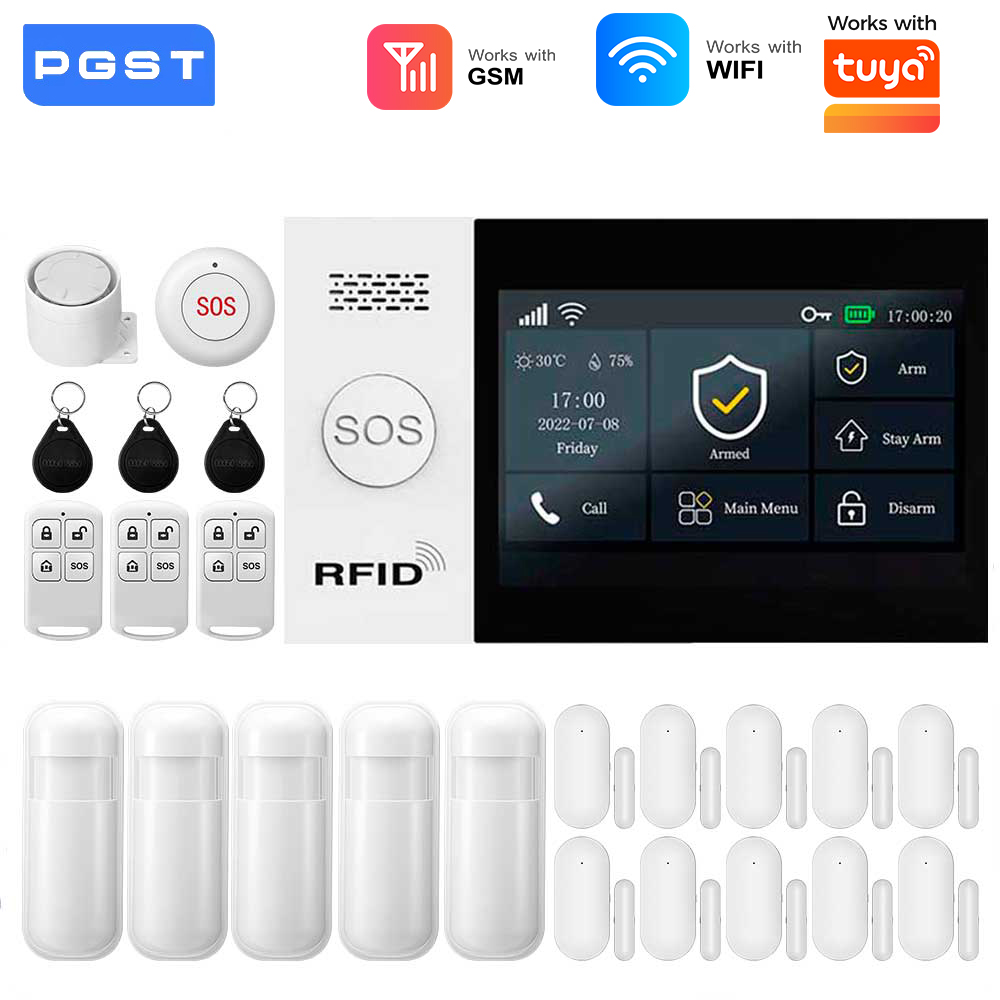 Smart Home Automation System - 2.4G WIFI Smart GSM Alarm System