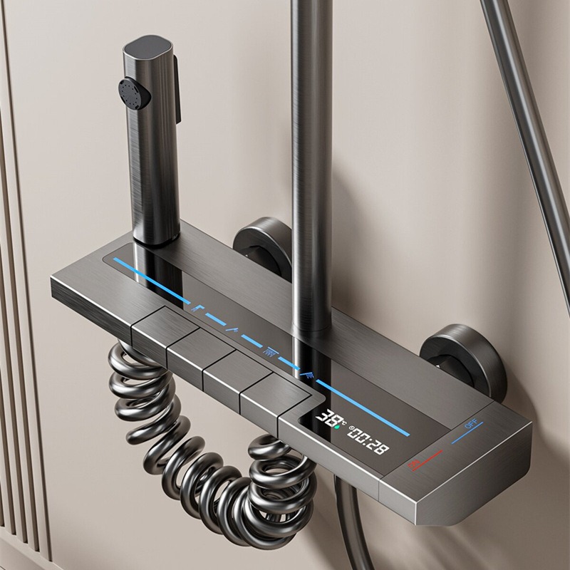 Smart Home Kits - LED Digital Display Shower Set Hot