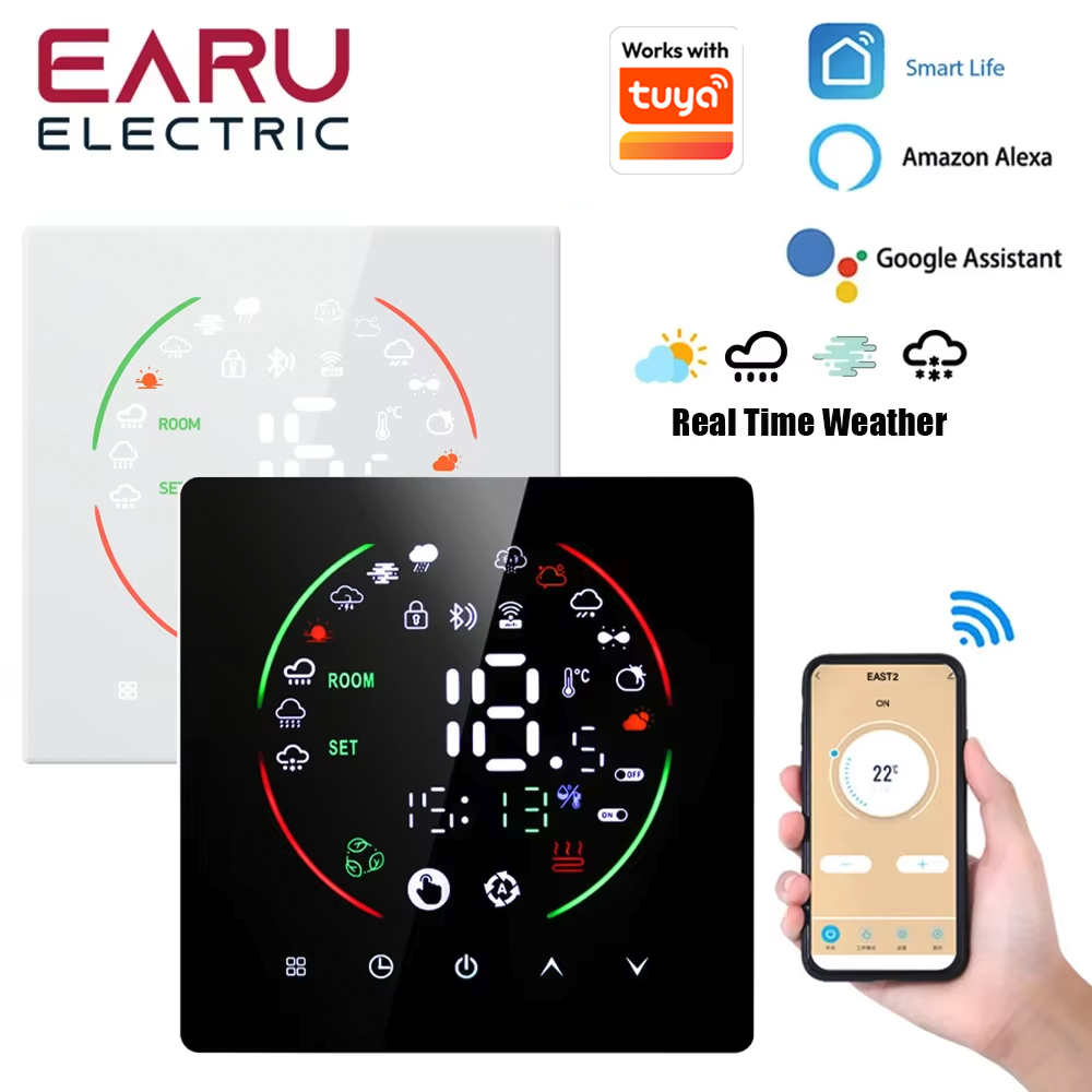 Smart Home Thermostat - Tuya WiFi Smart Thermostat Electric Floor