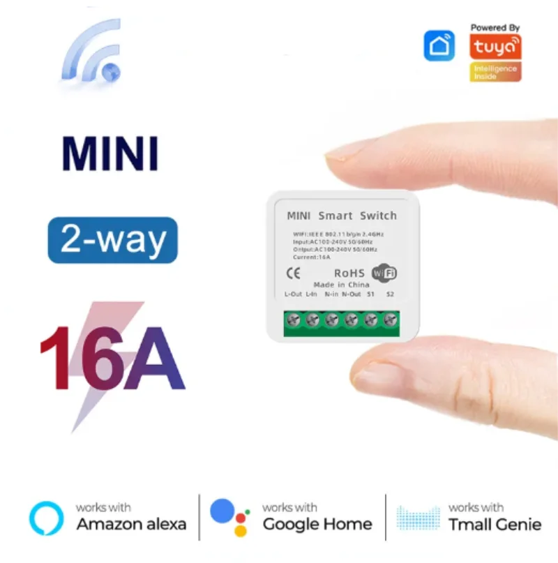 Smart Home Miniature - Mini 16A WiFi Switch Smart Life