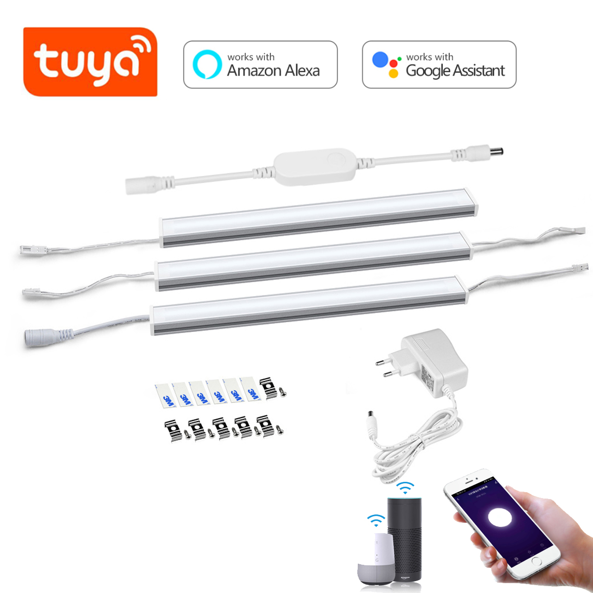 Smart Home Kits - Smart Tuya Wifi Aluminum Bar LED