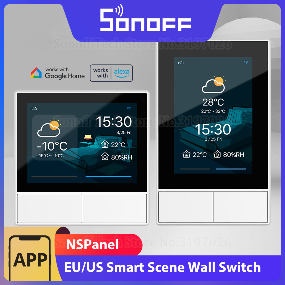 Wifi Thermostat - SONOFF NSPanel HMI LCD Smart Scene