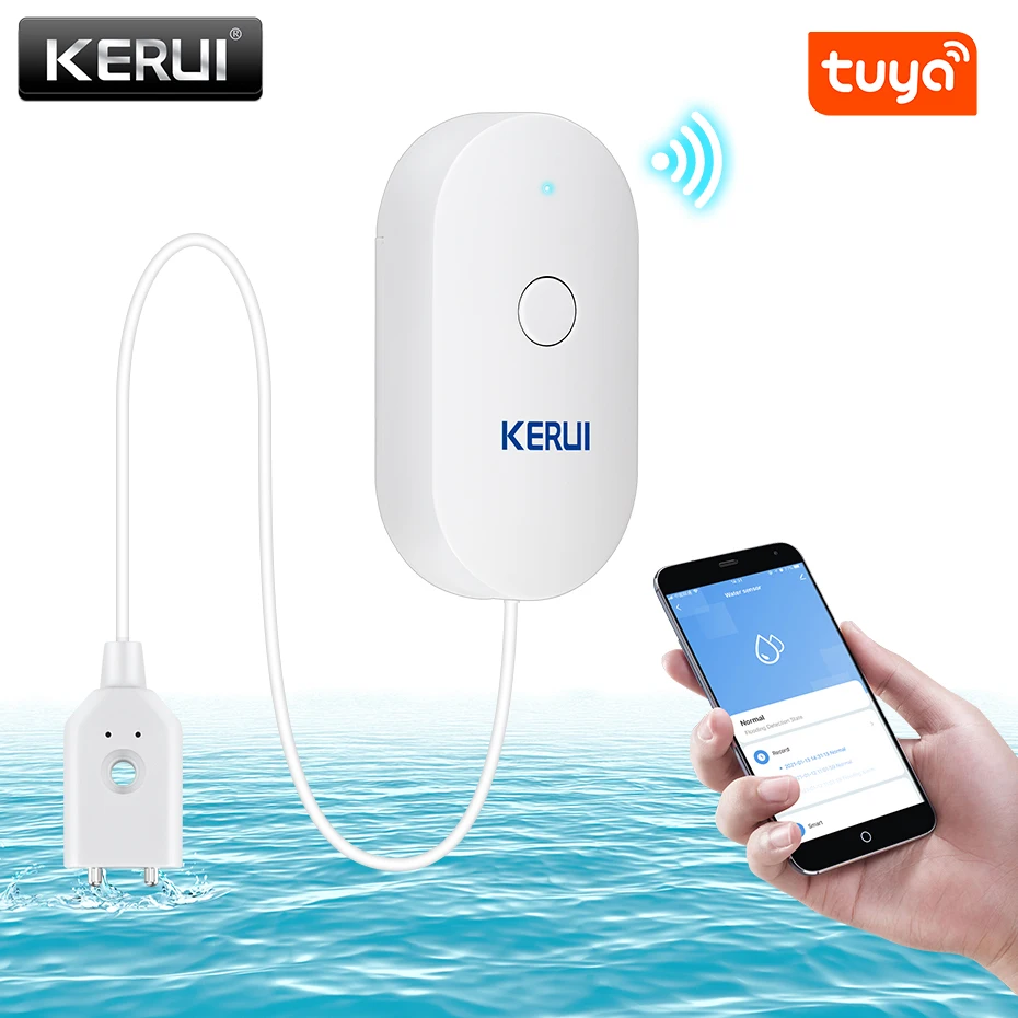Smart Home Notifications - KERUI WiFi Water Sensor Smart Home
