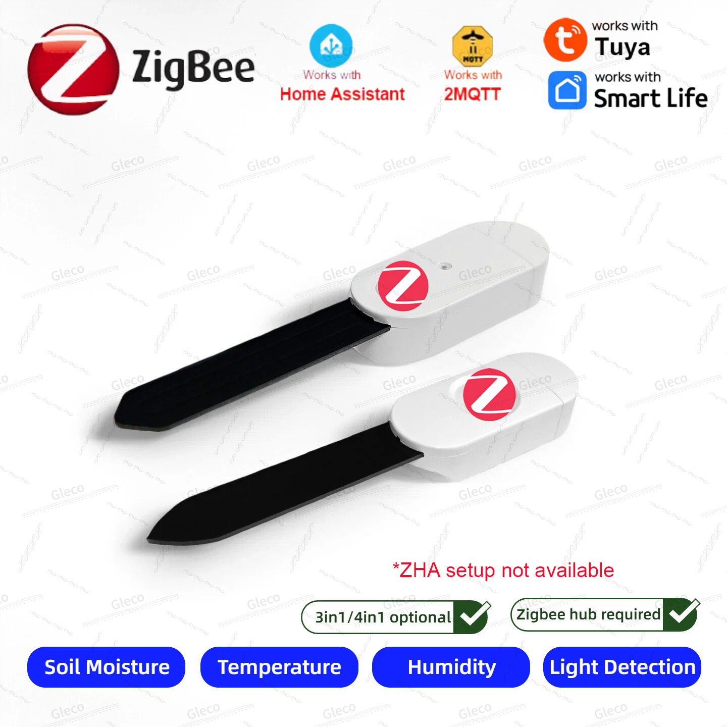Smart Home Energy Monitor - Zigbee Soil Moisture Sensor Meter Temperature