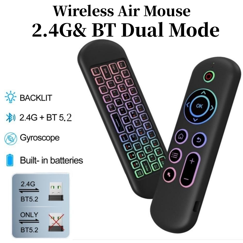 Smart Home Keyboard - 2.4G BT 5.2 Remote Control Wireless