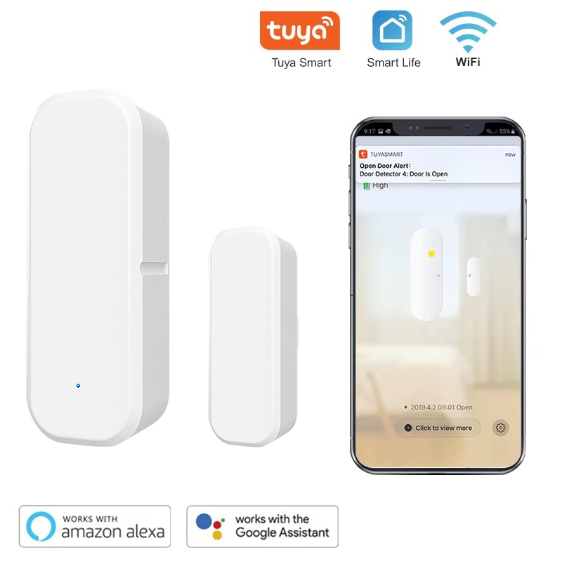 Smart Home Notifications - Tuya Smart WiFi Door Sensor Smart