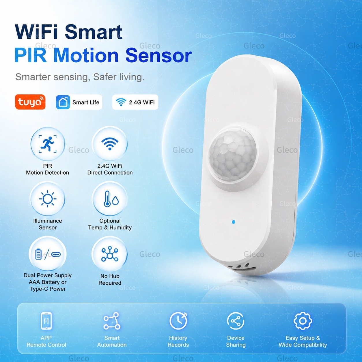 Wifi Thermostat - Tuya WiFi PIR Motion Sensor Smart