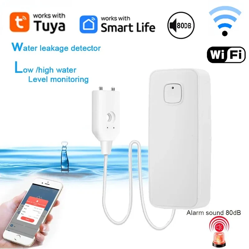 Smart Home Notifications - Tuya Smart Home WiFi Water-Leakage Detector