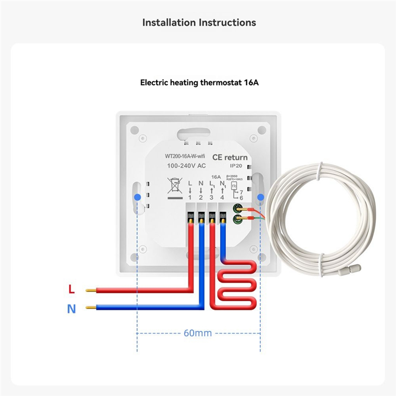 FAST-Tuya Wifi Smart Thermosta - Wifi Thermostat ulasan dan harga