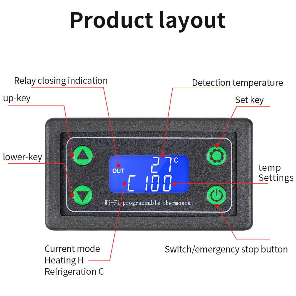 WIFI Remote Temperature Contro - Wifi Thermostat ulasan dan harga