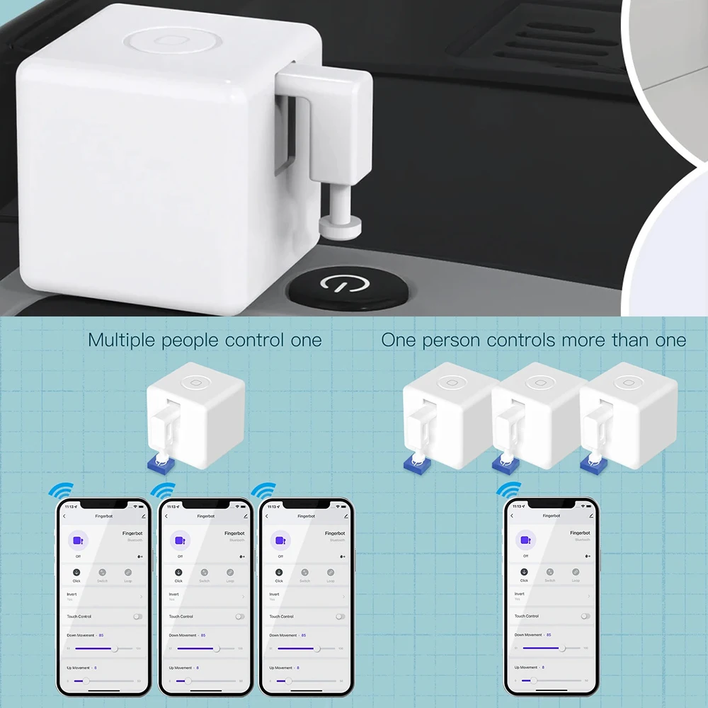 Smart ZigBee Fingerbot Wireles - Smart Home Z Wave ulasan dan harga
