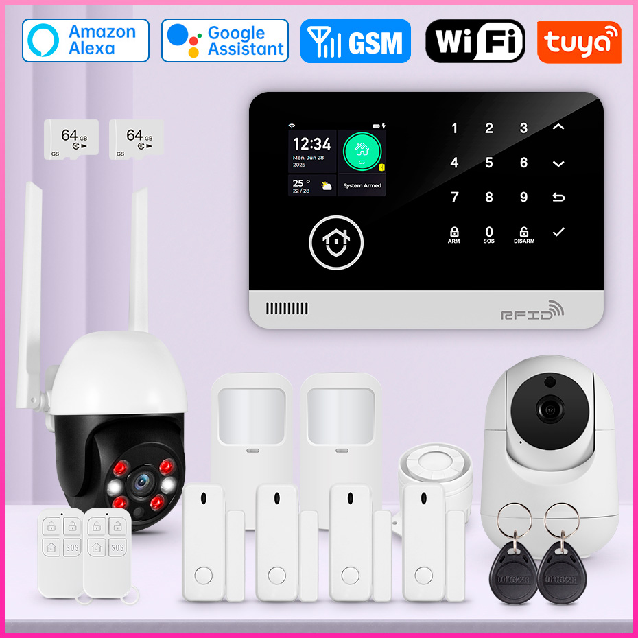 Alarm System for Home Tuya WIF - Smart Home Keyboard ulasan dan harga