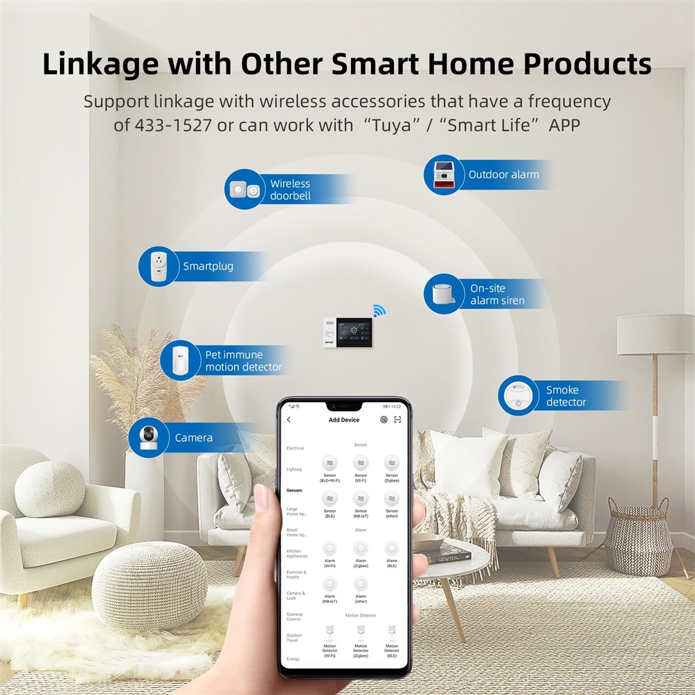 2.4G WIFI Smart GSM Alarm Syst - Smart Home Automation System ulasan dan harga
