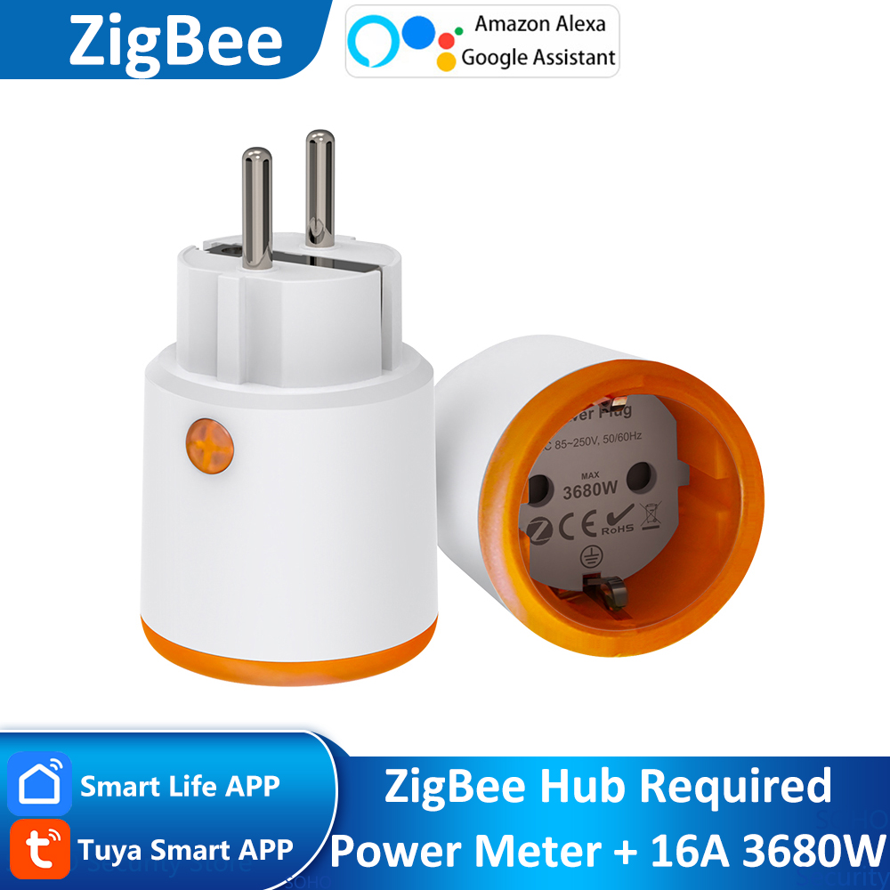 EU 16A Tuya ZigBee Smart Home  - Smart Home Energy Monitor ulasan dan harga