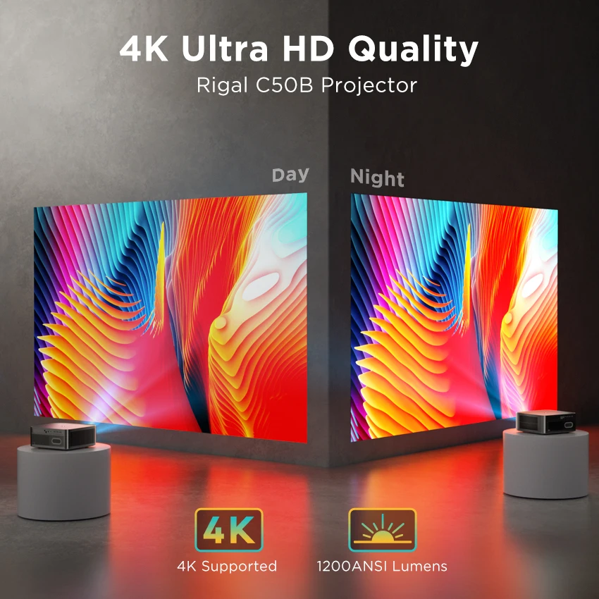 ApexTP4K Smart Projector WiFi  - Smart Home Video ulasan dan harga