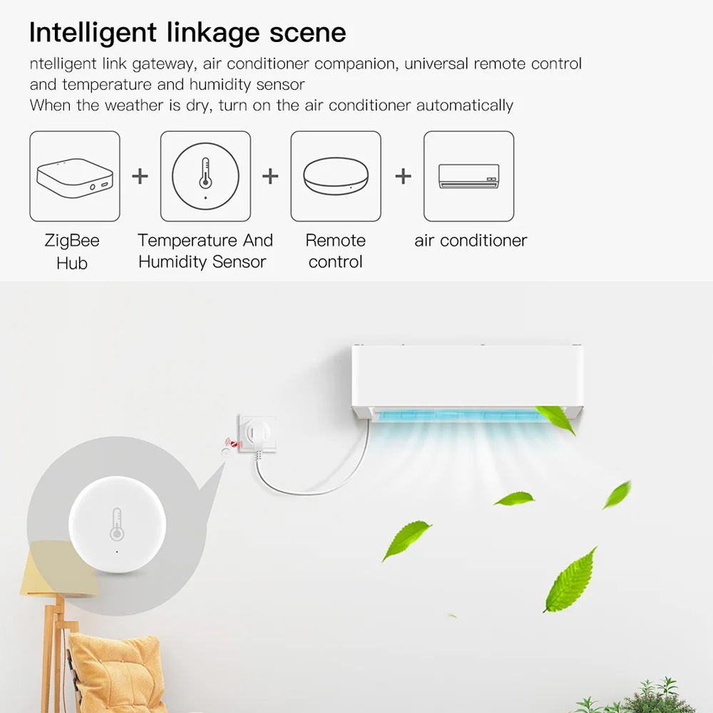 Tuya Smart Zigbee Temperature  - Smart Home Automation System ulasan dan harga