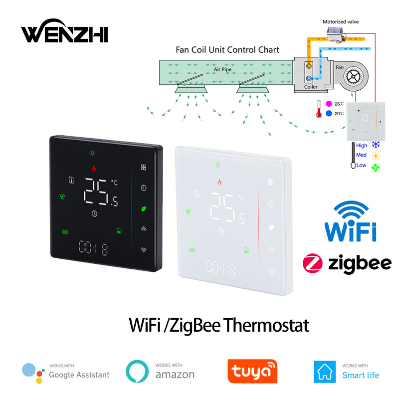 Zigbee/Wifi Air Conditioning T - Wifi Thermostat ulasan dan harga