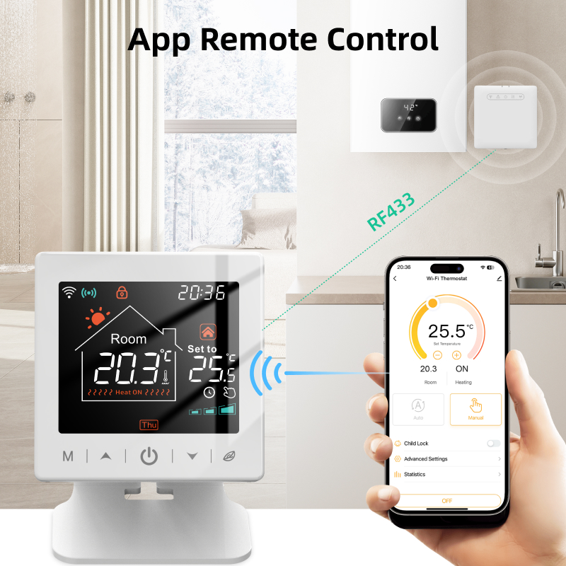 Smart home Wifi thermostat tuy - Smart Home Thermostat ulasan dan harga