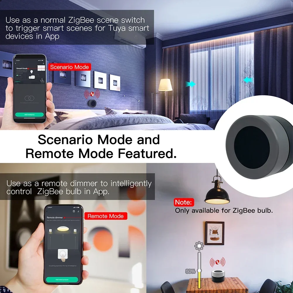 MOES Tuya ZigBee Smart Knob Sw - Smart Home Z Wave ulasan dan harga