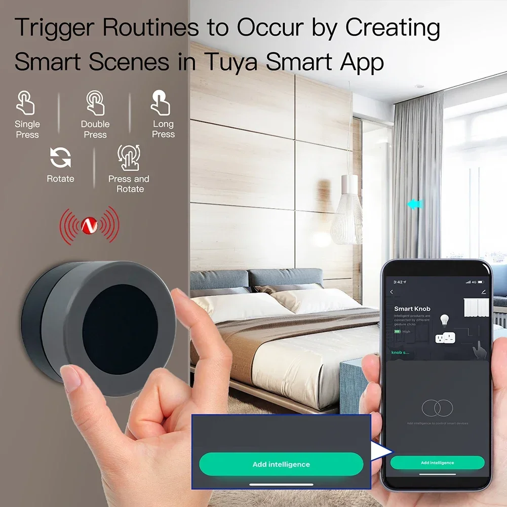 MOES Tuya ZigBee Smart Knob Sw - Smart Home Z Wave ulasan dan harga