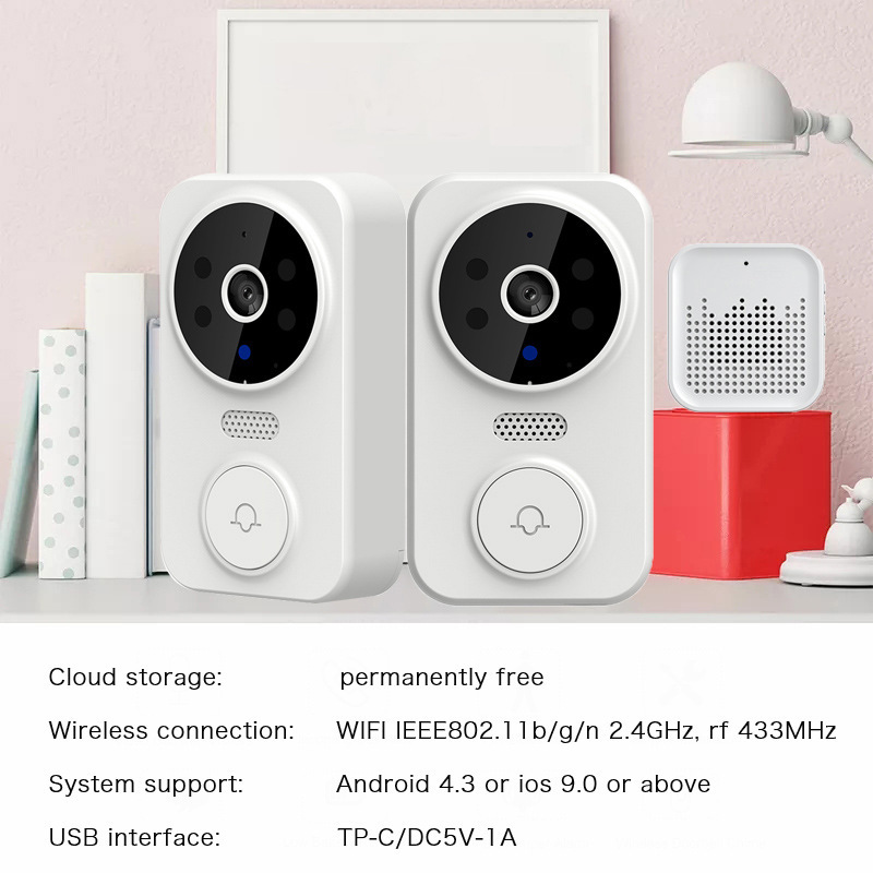 Tuya WIFI Doorbell Smart Home  - Smart Home Video ulasan dan harga