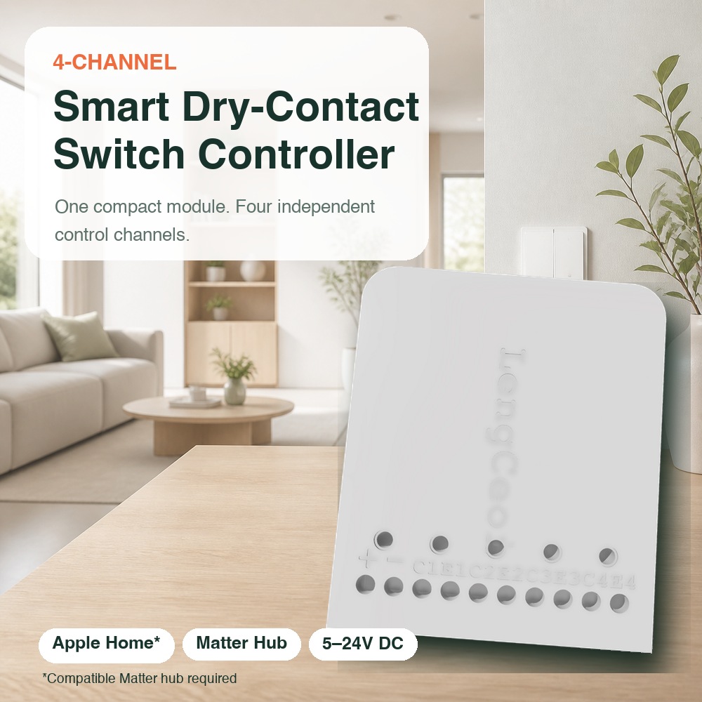 4CH Smart Dry Contact Switch C - Smart Home Hub Samsung ulasan dan harga