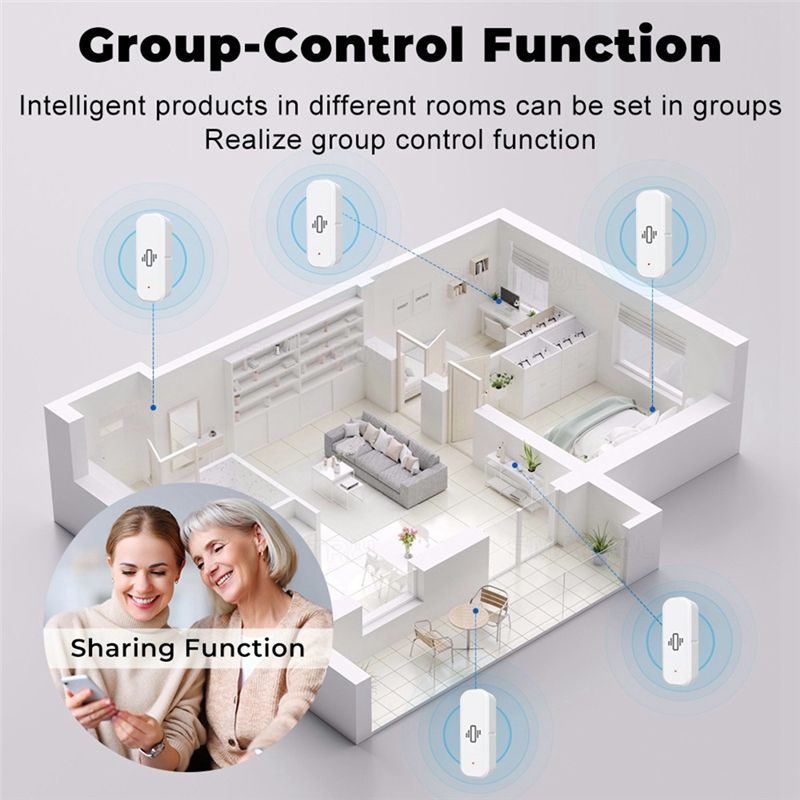 AA87 Zigbee Smart Vibration Se - Smart Home Notifications ulasan dan harga