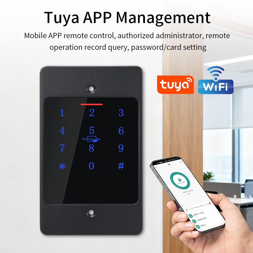 WiFi Tuya Smart Door Lock Keyb - Smart Home Keyboard ulasan dan harga
