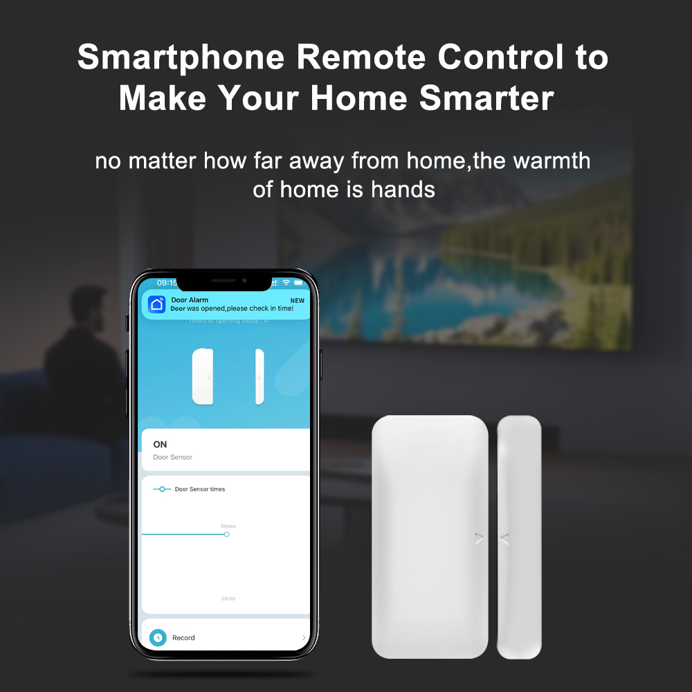 Tuya Zigbee Wireless Door Wind - Smart Home Automation System ulasan dan harga