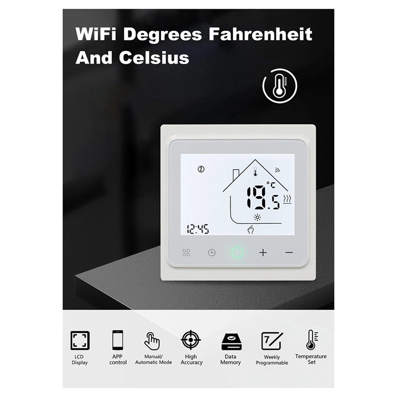 16A Tuya Smart WiFi Thermostat - Wifi Thermostat ulasan dan harga