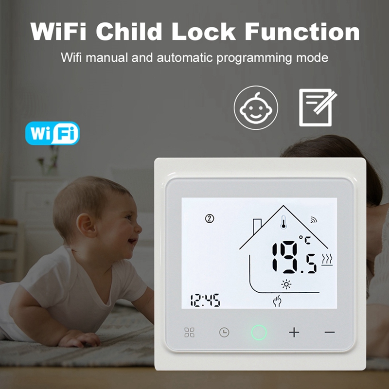 16A Tuya Smart WiFi Thermostat - Wifi Thermostat ulasan dan harga