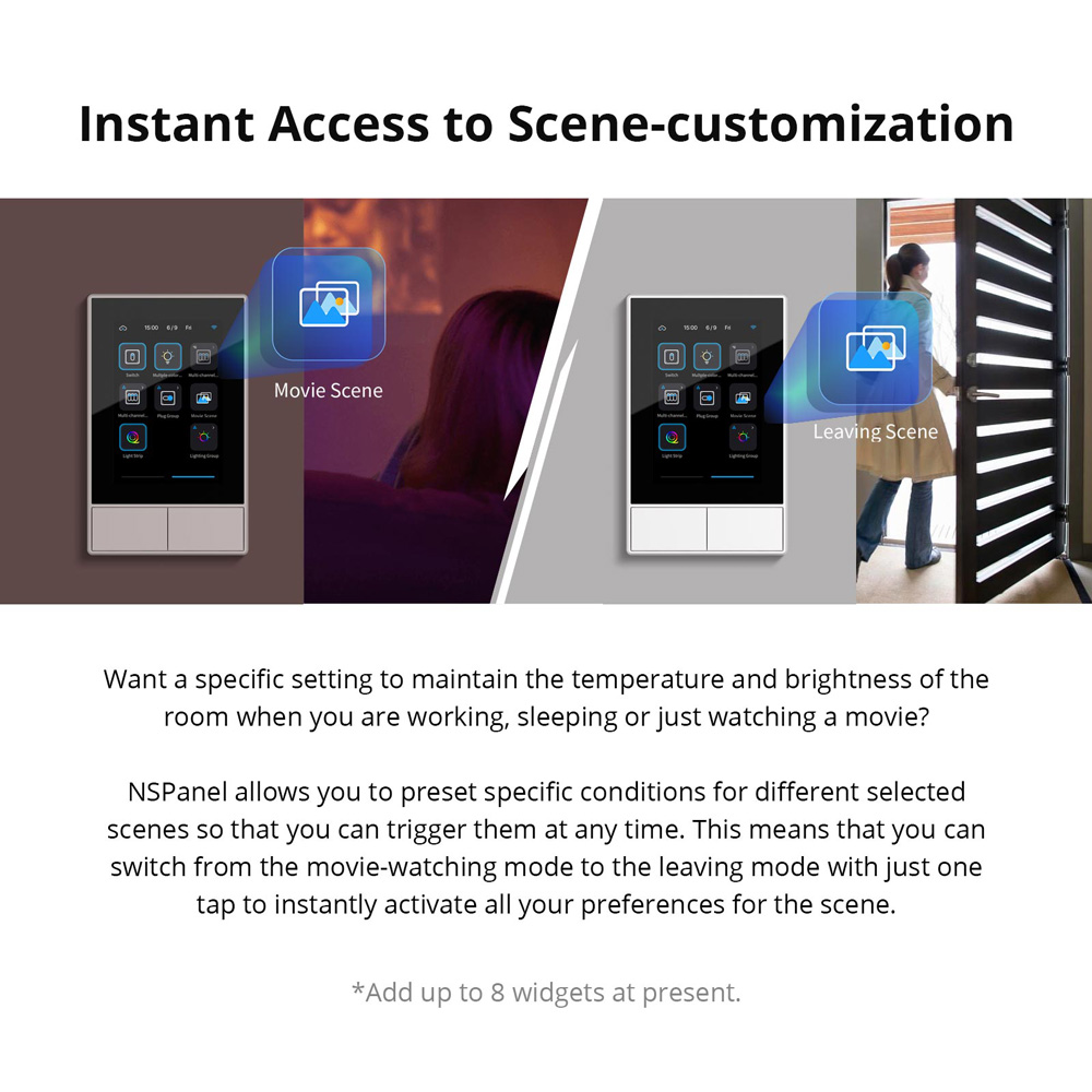 SONOFF NSPanel HMI LCD Smart S - Wifi Thermostat ulasan dan harga
