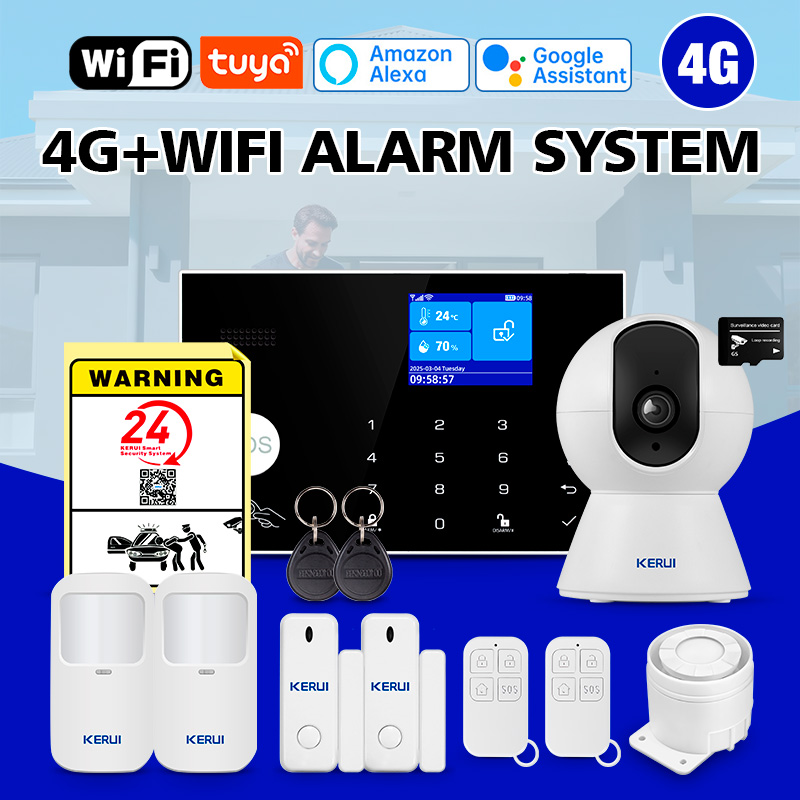KERUI WiFi+4G Home Alarm with  - Smart Home Keyboard ulasan dan harga