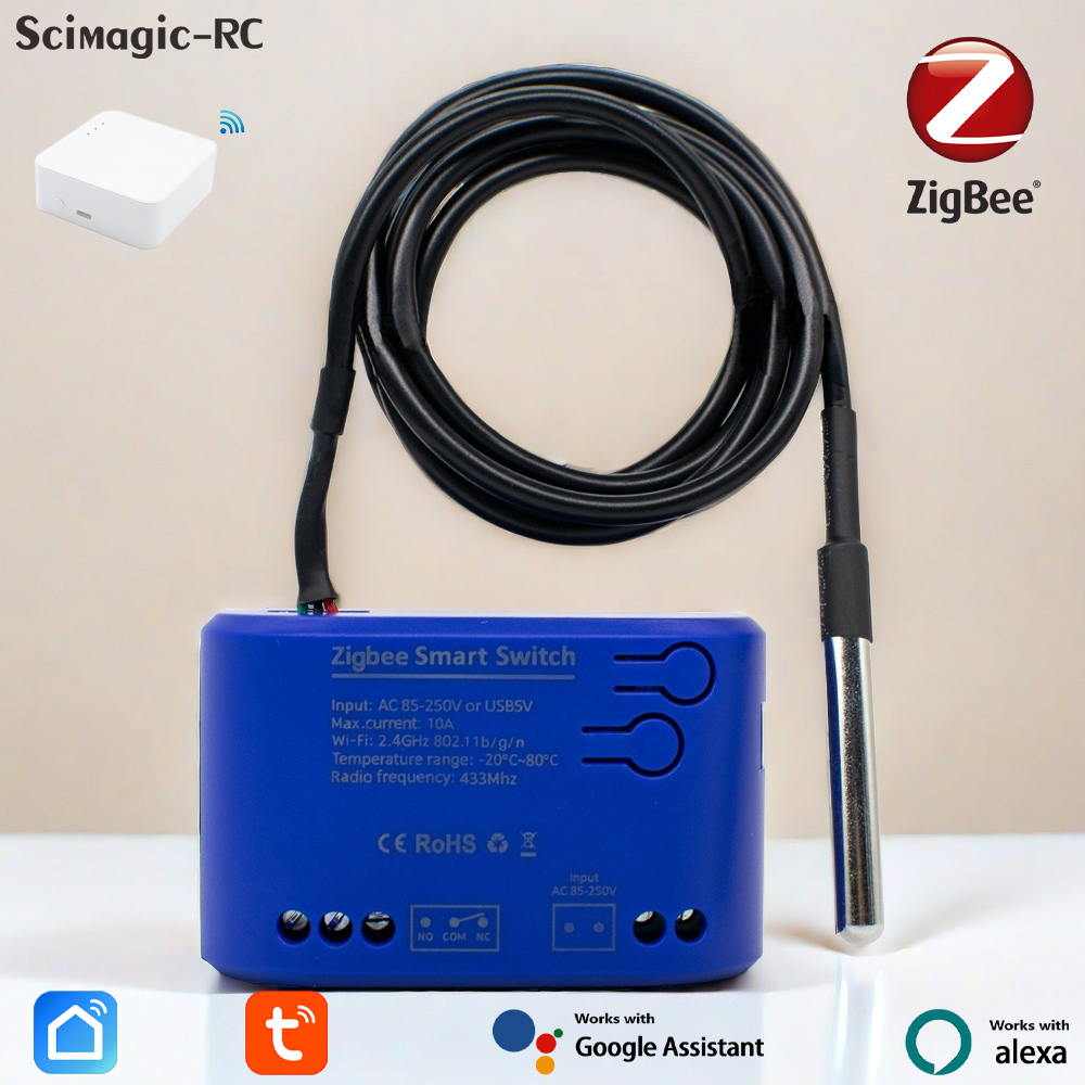 Zigbee Temperature Smart Switc - Smart Home Z Wave ulasan dan harga
