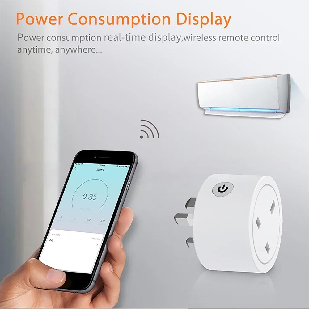 Zigbee Smart Plug 16A UK Socke - Smart Home Energy Monitor ulasan dan harga