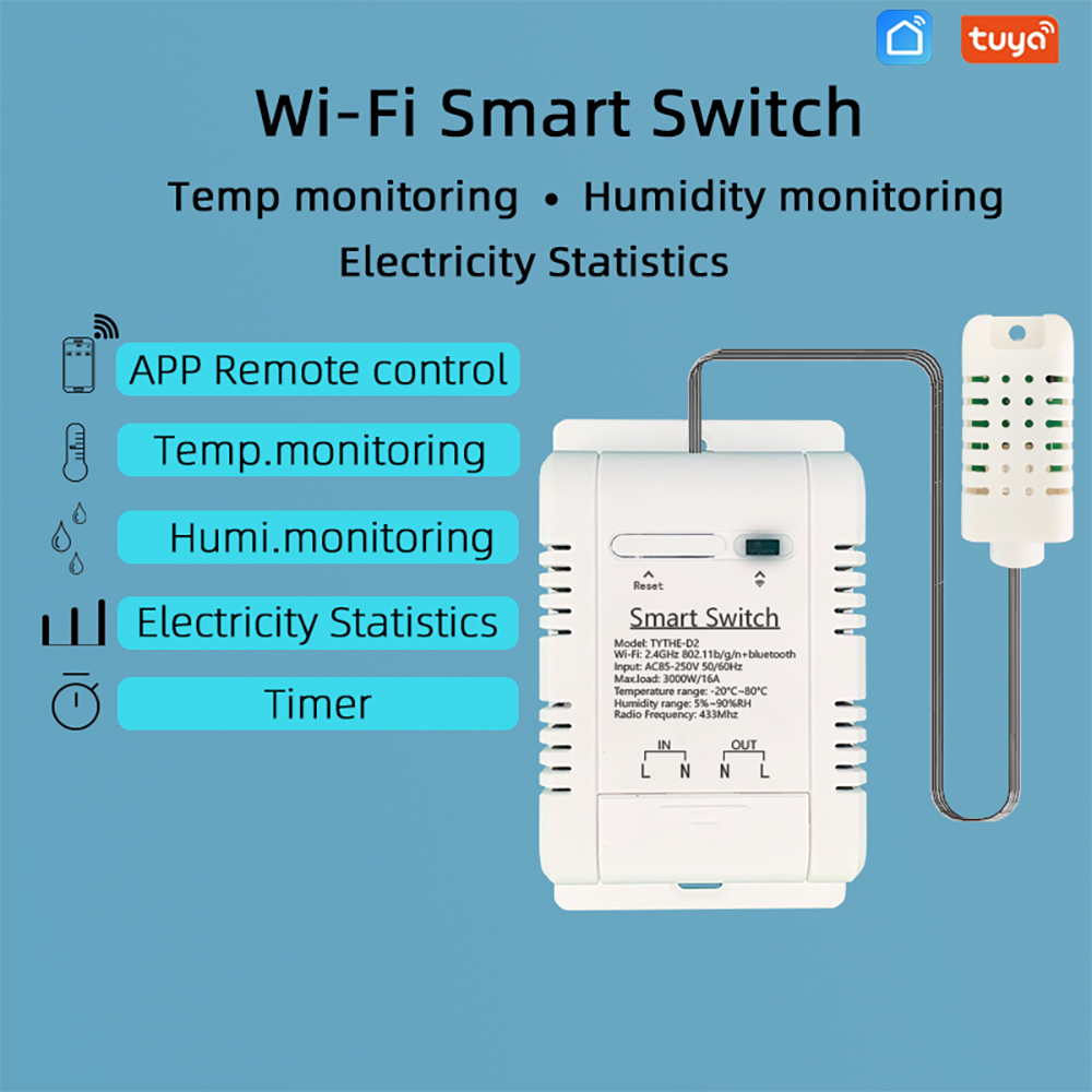 WiFi TH-16 Switch Tuya Wireles - Wifi Thermostat ulasan dan harga