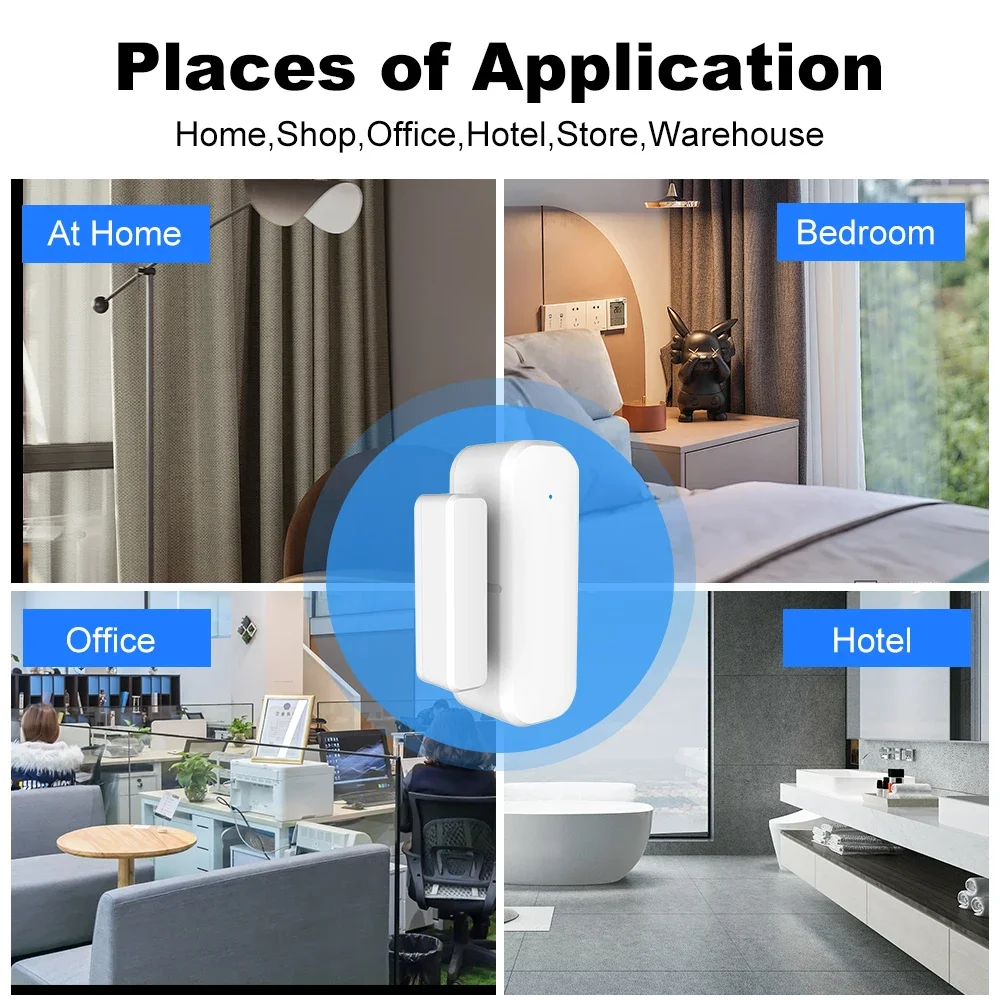ZigBee Wireless Door Window Se - Smart Home Notifications ulasan dan harga