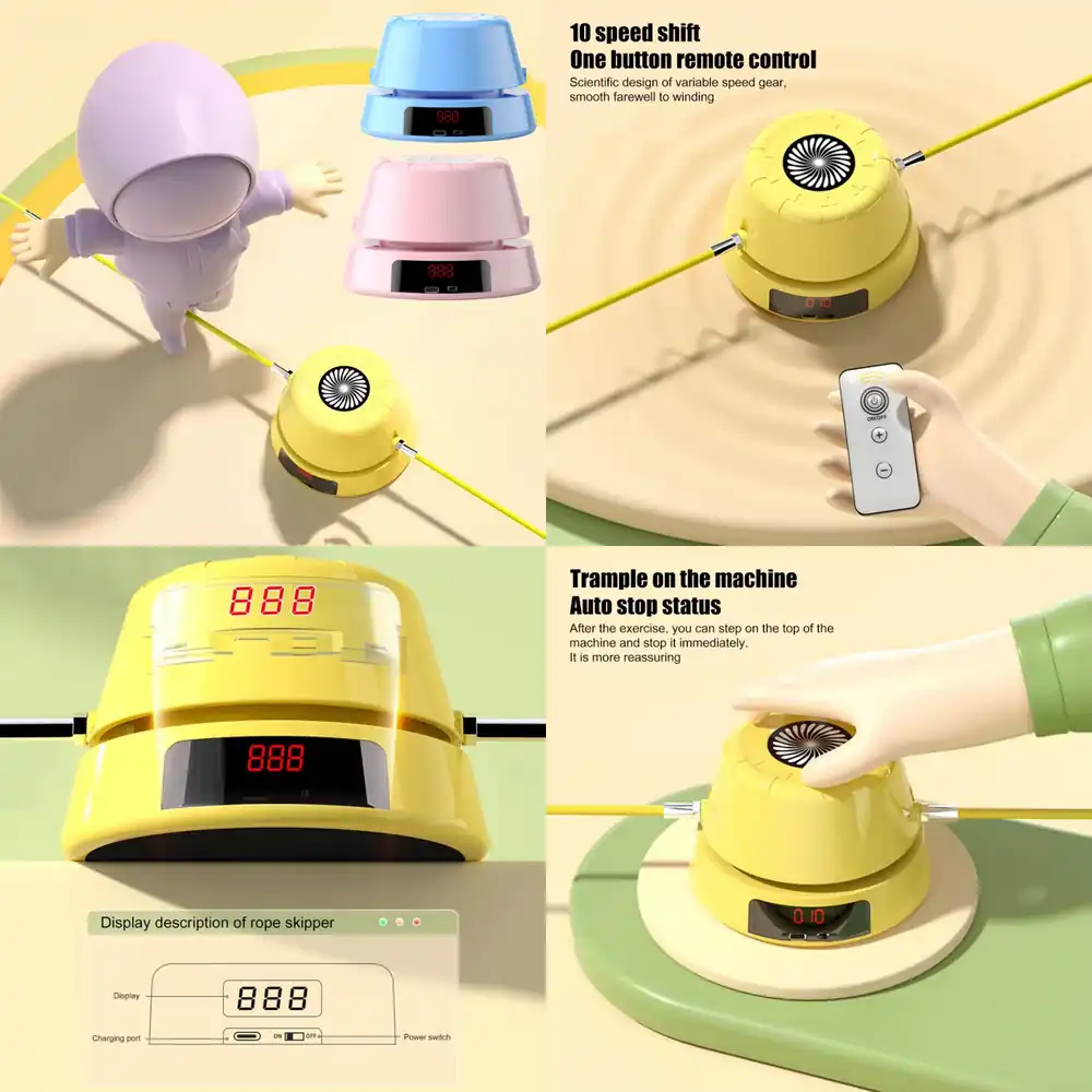 WAP01  Smart Electric Skipping - Smart Home Display ulasan dan harga