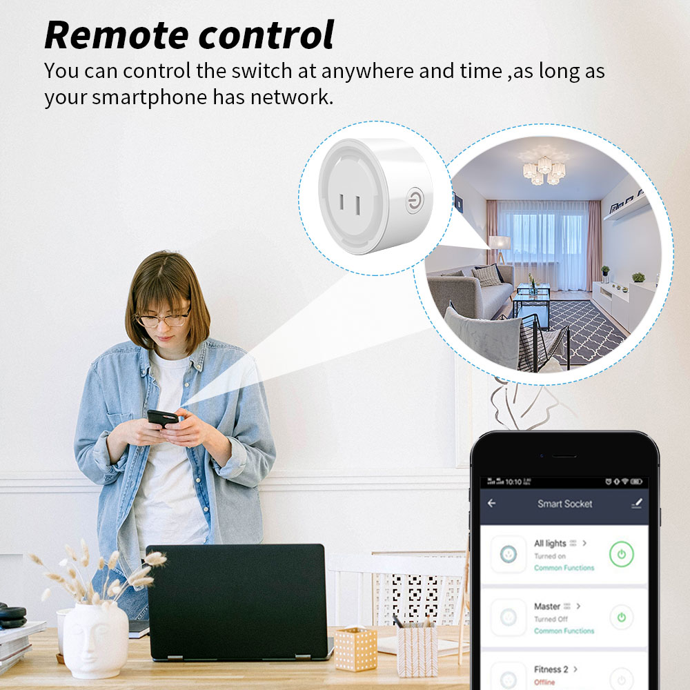 SIXWGH Tuya WIFI Japan Plug Ad - Smart Home Japan ulasan dan harga