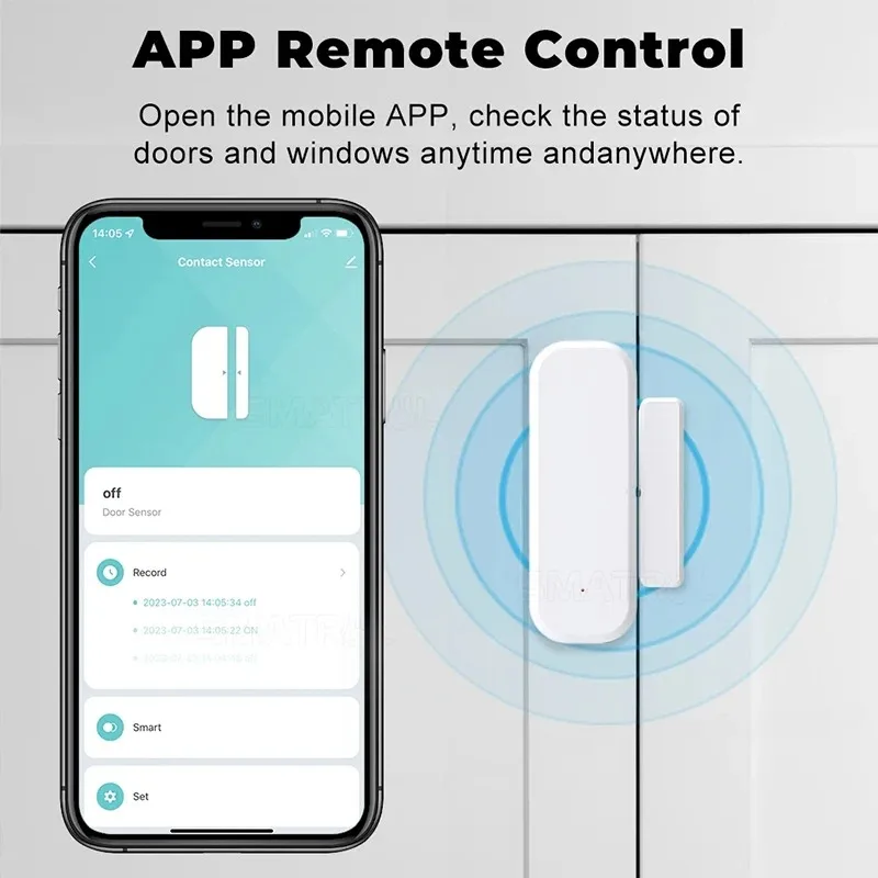 Tuya WiFi Smart Door Window Se - Smart Home Automation System ulasan dan harga