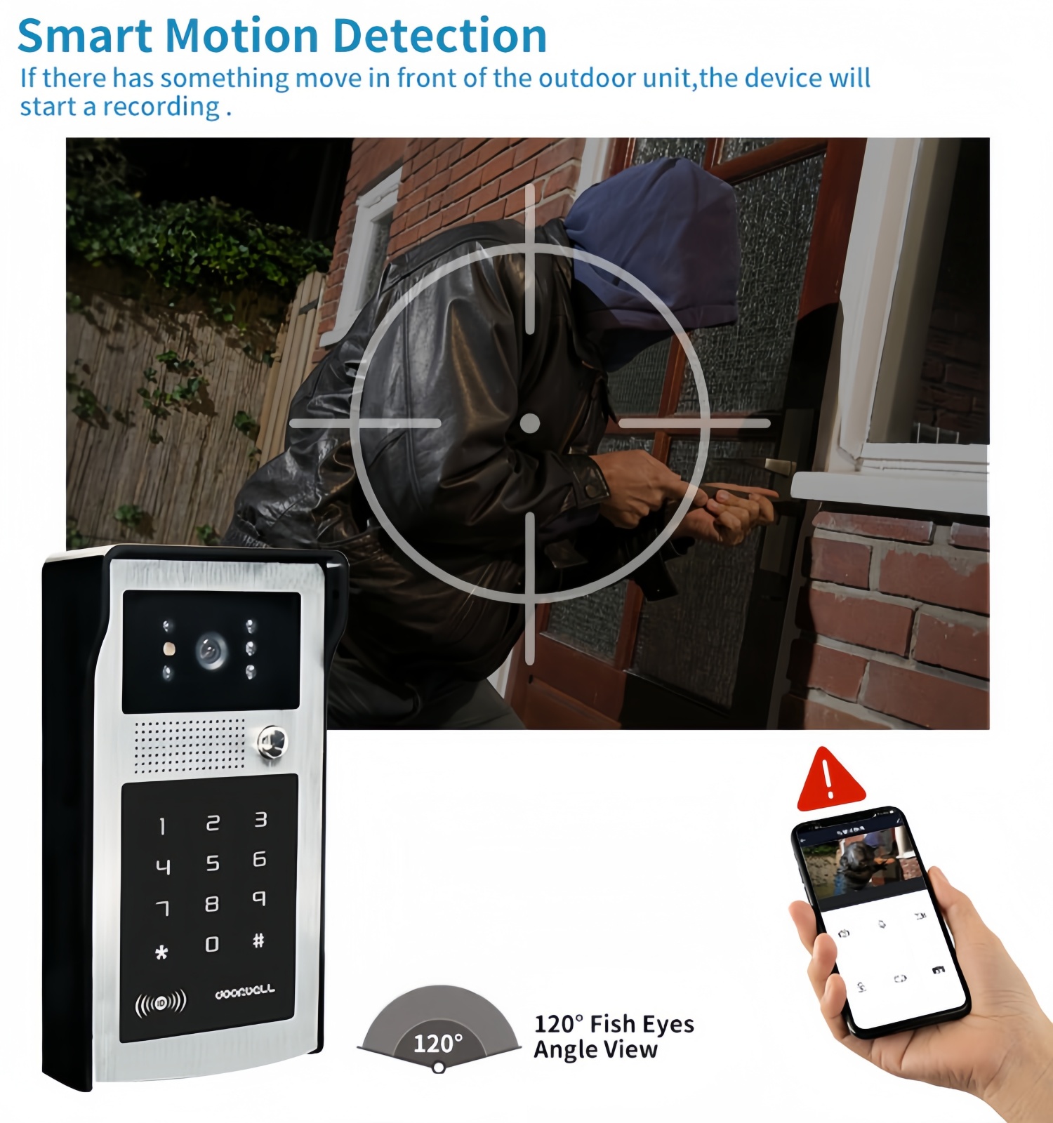 TUYA WIFI video intercom doorb - Smart Home Video ulasan dan harga