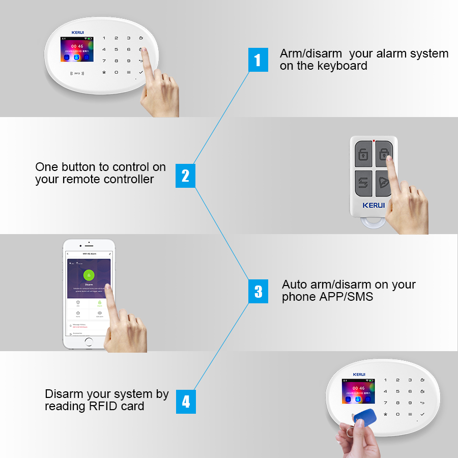 KERUI Tuya Smart App Notificat - Smart Home Notifications ulasan dan harga