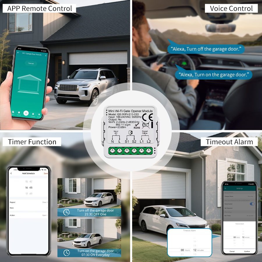 Tuya Smart WiFi or Zigbee Gara - Smart Home Z Wave ulasan dan harga