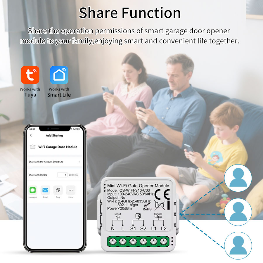 Tuya Smart WiFi or Zigbee Gara - Smart Home Z Wave ulasan dan harga