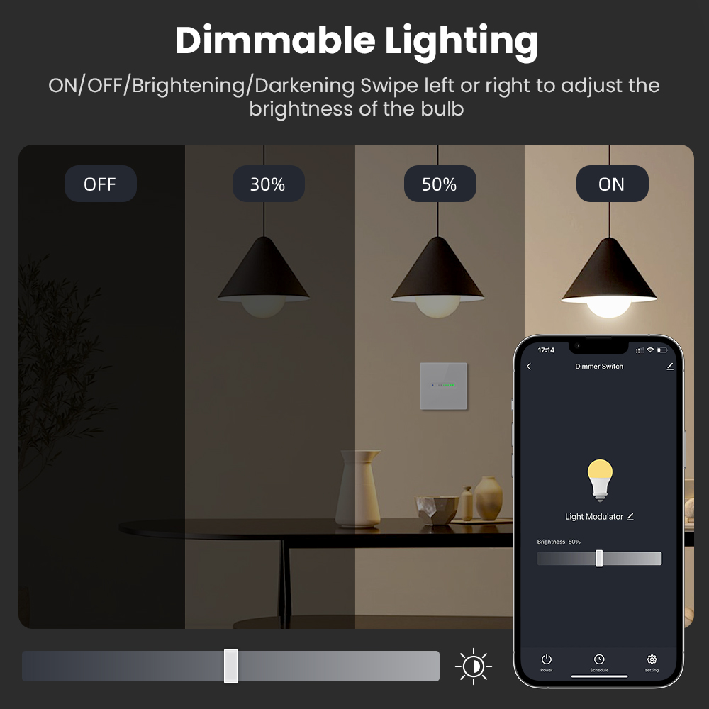 AVATTO WiFi 1/2 Gang Smart Dim - Smart Home Integration ulasan dan harga