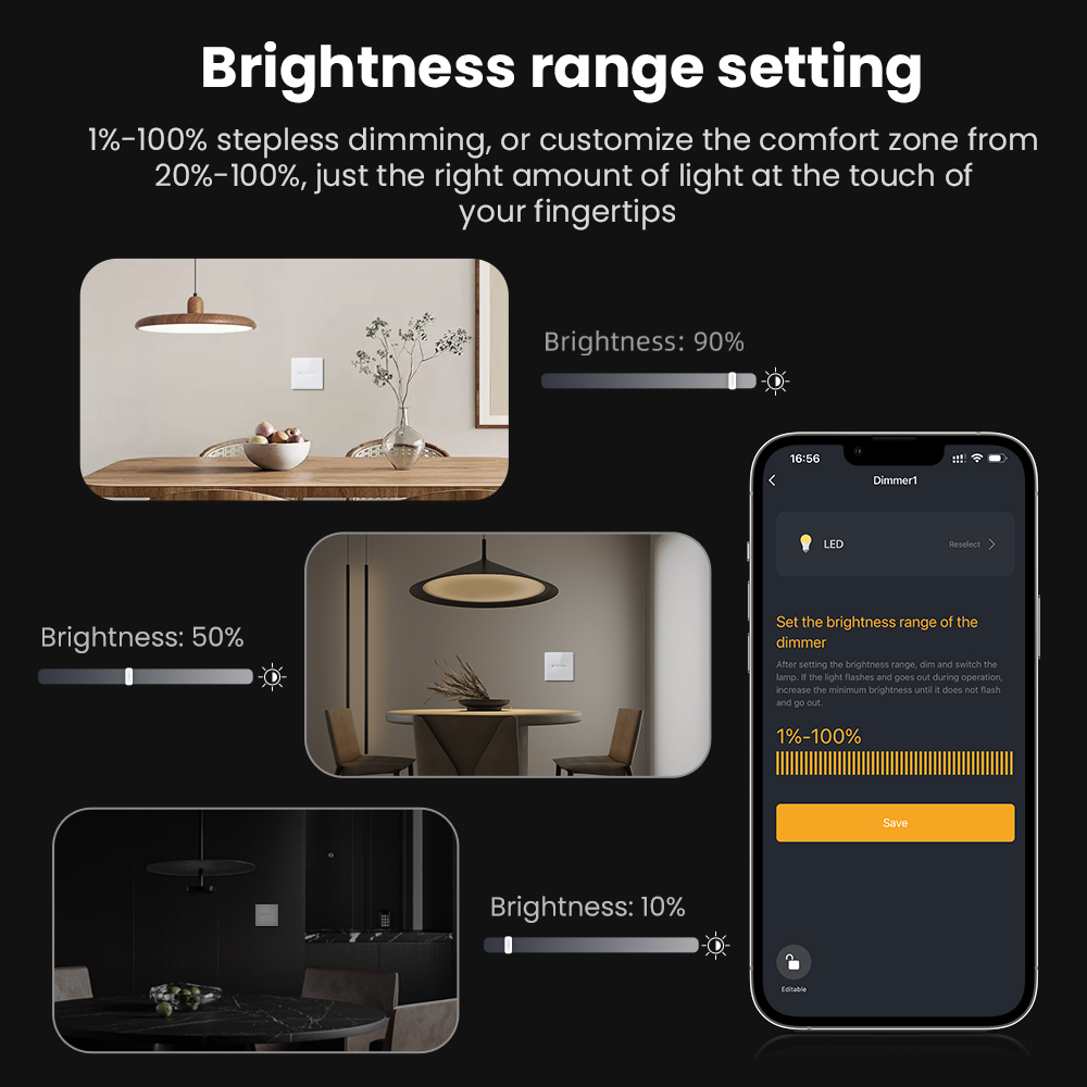 AVATTO WiFi 1/2 Gang Smart Dim - Smart Home Integration ulasan dan harga