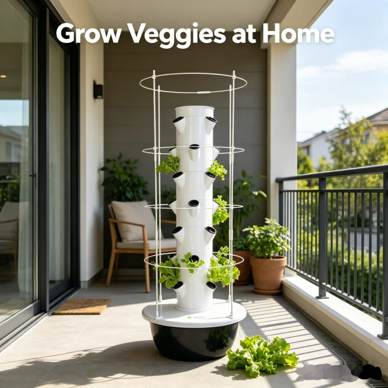 Smart Vertical Hydroponic Towe - Smart Home Kits ulasan dan harga
