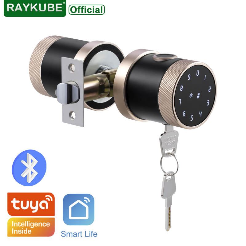 Fingerprint Door Lock Tuya Blu - Smart Home Keyboard ulasan dan harga