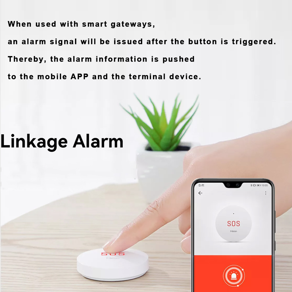 Meian Zigbee Tuya SOS Emergenc - Smart Home Automation System ulasan dan harga