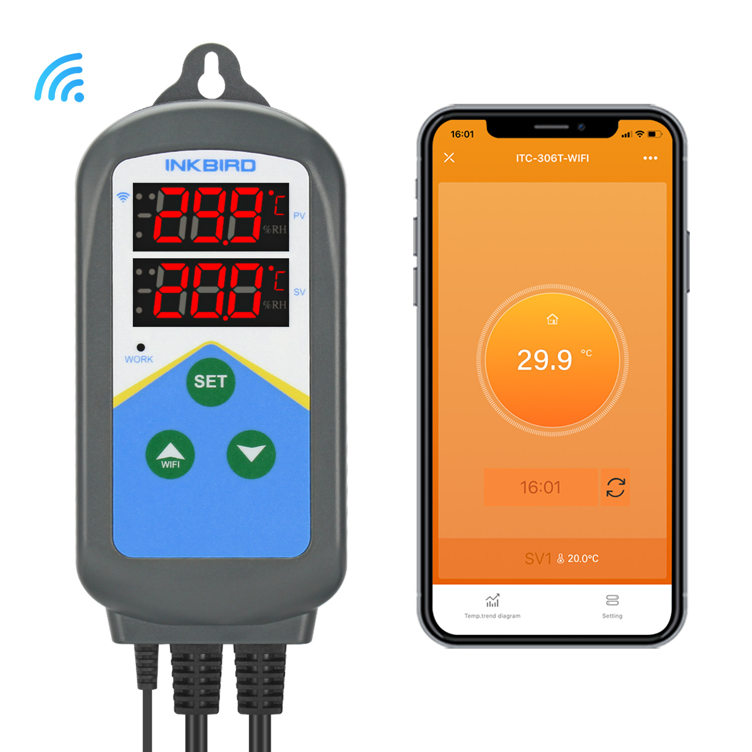 INKBIRD WIFI Thermoregulator I - Wifi Thermostat ulasan dan harga